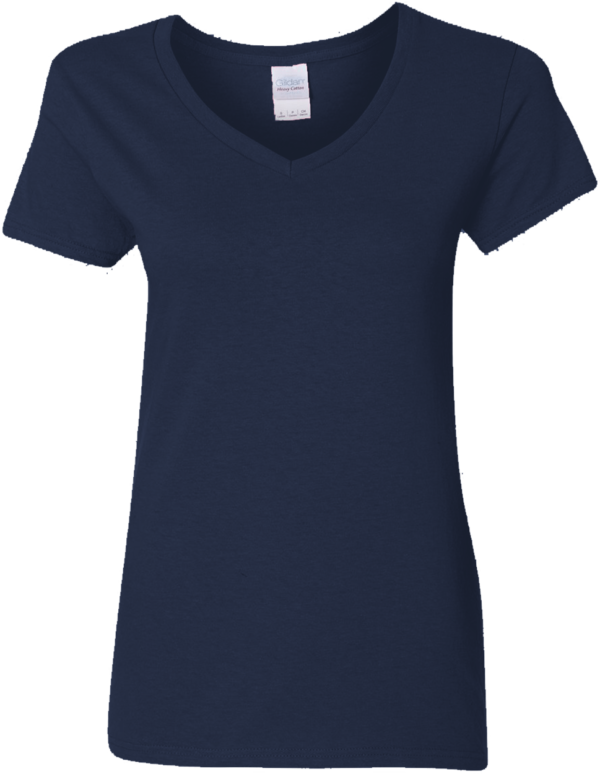 G500VL Ladies' 5.3 oz V-Neck T-Shirt - Gildan - CustomCat