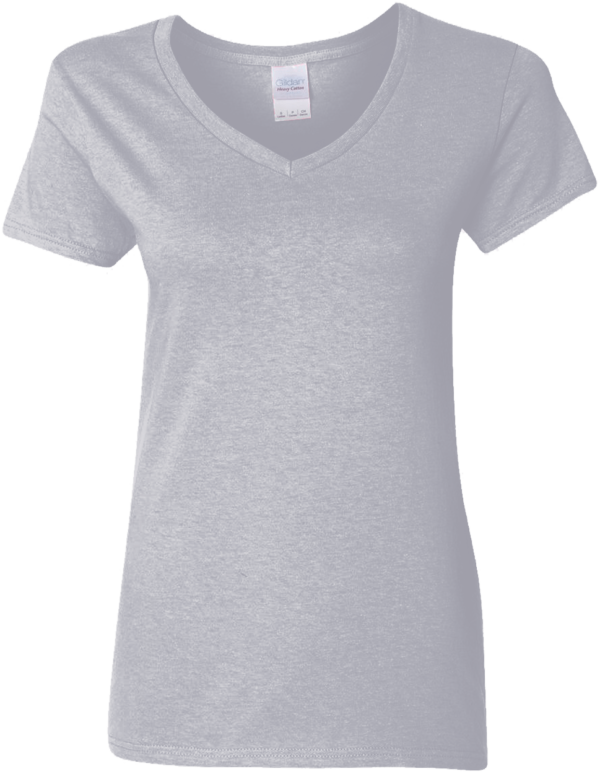 G500VL Ladies' 5.3 oz V-Neck T-Shirt - Gildan - CustomCat