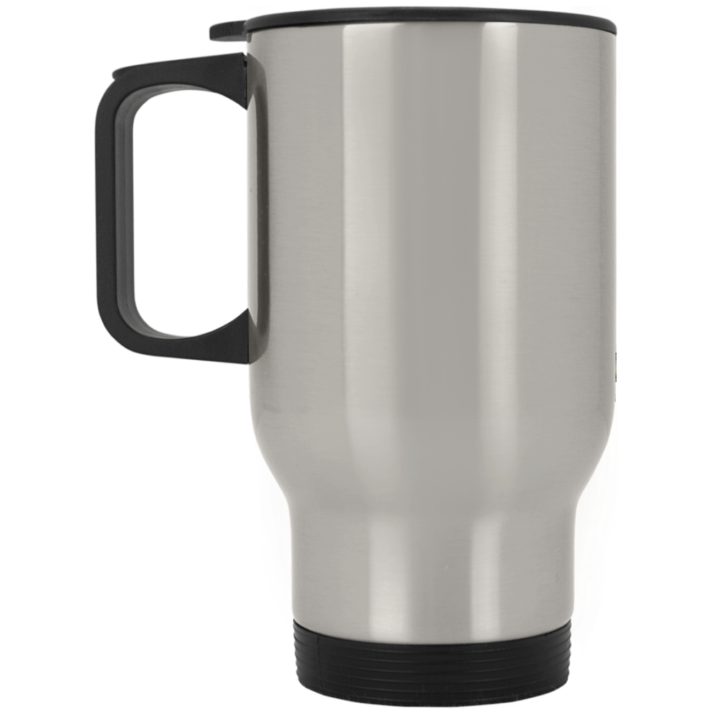 14 oz Stainless Steel Travel Mug - ORCA - Silver – Blank Sublimation Mugs