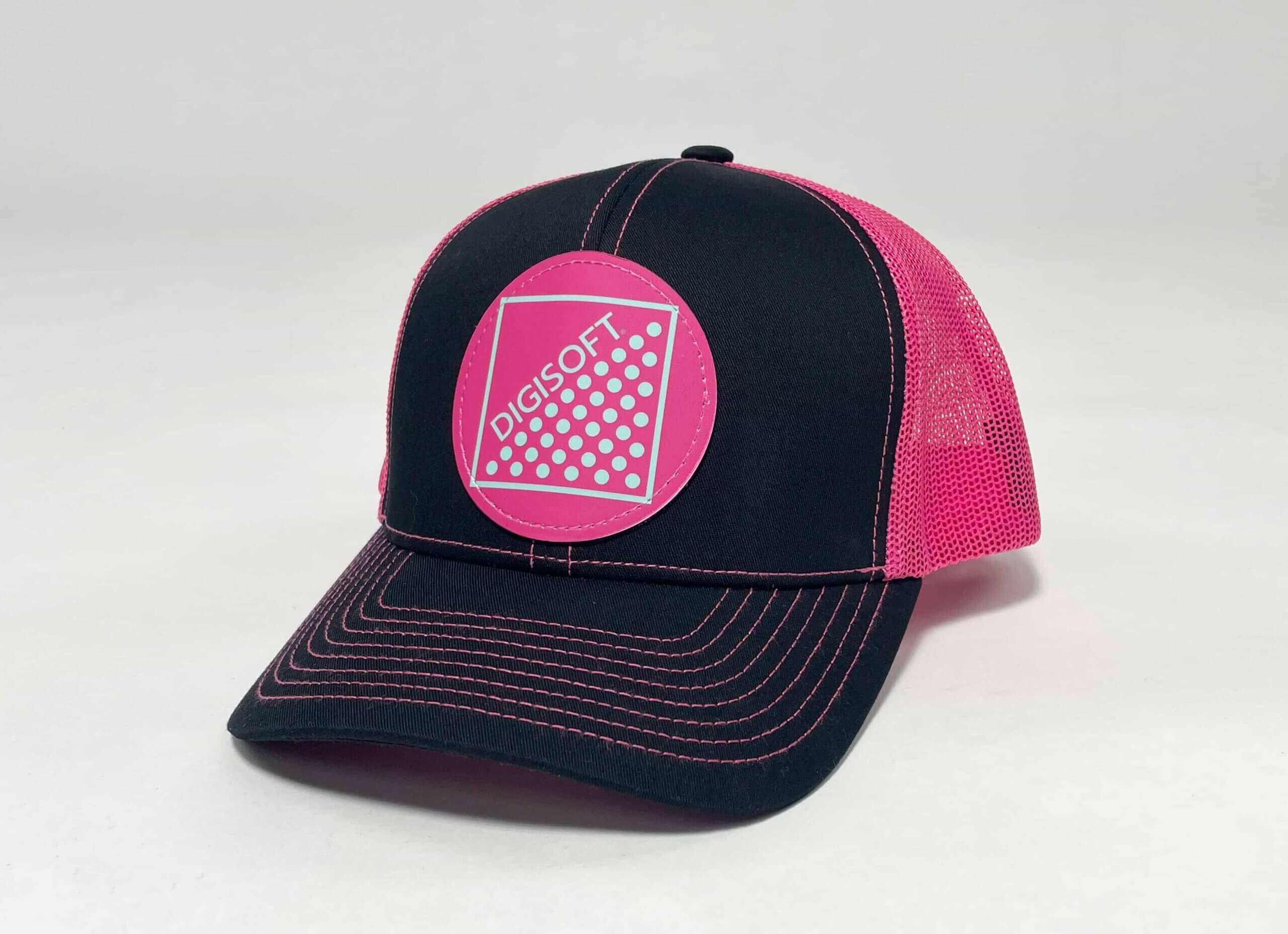 Trucker Cap for Sublimation, 12 Each, 10 Colors - Pink/White