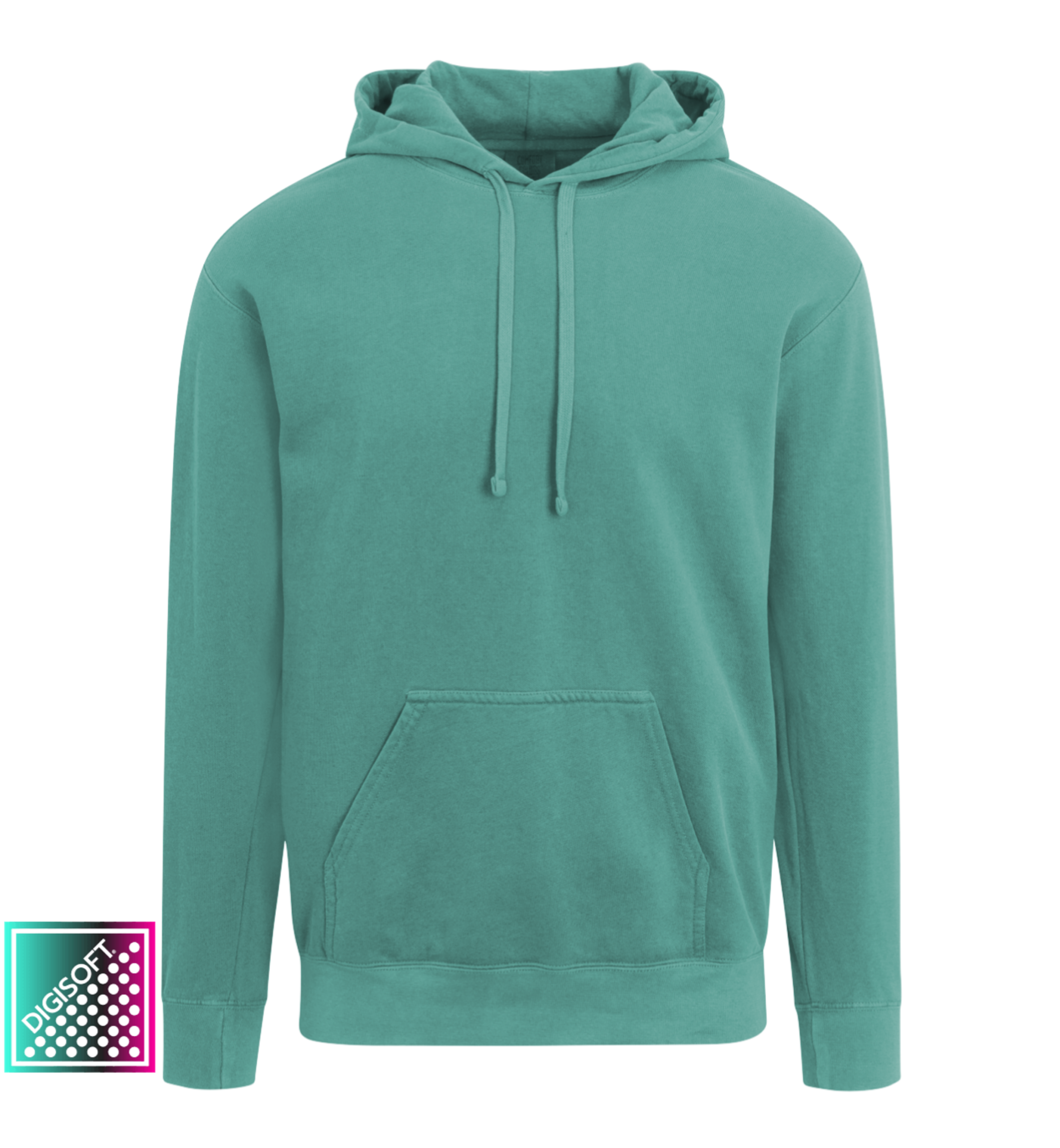 ファンデ 1567 Comfort Colors Garment-Dyed Adult Hoodie - CustomCat